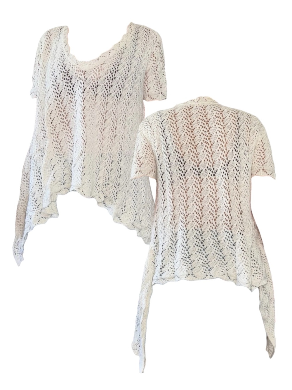 Staring at Stars Cream Crochet Top